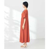 【接触冷感/洗える/ストレッチ/UVカット】ウエスト切り替えドルマンワンピース | a.v.v【WOMEN】 | 詳細画像18 
