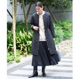 ウエストドロストノーカラーキルトコート | a.v.v【WOMEN】 | 詳細画像4