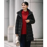 ブラック | フーデッドロングダウンコート | a.v.v【WOMEN】