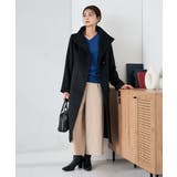 【2WAY】折り返しラペルロングコート | a.v.v【WOMEN】 | 詳細画像13