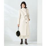 【2WAY】折り返しラペルロングコート | a.v.v【WOMEN】 | 詳細画像14