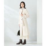 【2WAY】折り返しラペルロングコート | a.v.v【WOMEN】 | 詳細画像15