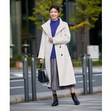 【2WAY】折り返しラペルロングコート | a.v.v【WOMEN】 | 詳細画像25