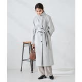 【2WAY】折り返しラペルロングコート | a.v.v【WOMEN】 | 詳細画像8