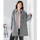 ダークグレー | ステンカラーミディコート | a.v.v【WOMEN】