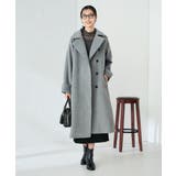 グレー | 【2WAY】テーラードロングコート | a.v.v【WOMEN】