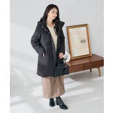 フーデッドロングダウンコート | a.v.v【WOMEN】 | 詳細画像34 