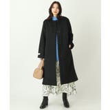 ウールカシミヤノーカラーロングコート | a.v.v【WOMEN】 | 詳細画像13