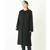 ウールカシミヤノーカラーロングコート | a.v.v【WOMEN】 | 詳細画像17