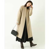 ウールカシミヤノーカラーロングコート | a.v.v【WOMEN】 | 詳細画像2