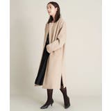 ウールカシミヤノーカラーロングコート | a.v.v【WOMEN】 | 詳細画像5