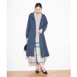 ドロストフーディーロングコート | a.v.v【WOMEN】 | 詳細画像2