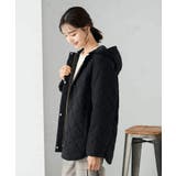 ブラック | キルティングミドルコート | a.v.v【WOMEN】