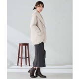 ショールカラー中綿コート | a.v.v【WOMEN】 | 詳細画像10 