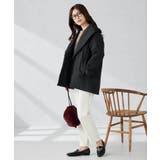 ショールカラー中綿コート | a.v.v【WOMEN】 | 詳細画像18 