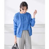 【低身長サイズ】【WEB限定 洗える UVカット】ボートネックパフスリーブニット | a.v.v【WOMEN】 | 詳細画像10
