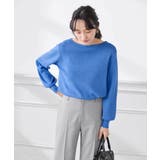 【低身長サイズ】【WEB限定 洗える UVカット】ボートネックパフスリーブニット | a.v.v【WOMEN】 | 詳細画像11