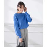 【低身長サイズ】【WEB限定 洗える UVカット】ボートネックパフスリーブニット | a.v.v【WOMEN】 | 詳細画像12