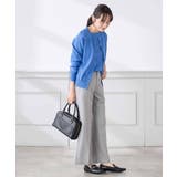 【低身長サイズ】【WEB限定 洗える UVカット】ボートネックパフスリーブニット | a.v.v【WOMEN】 | 詳細画像16
