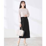 【低身長サイズ】【WEB限定 洗える UVカット】ボートネックパフスリーブニット | a.v.v【WOMEN】 | 詳細画像20