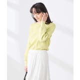 【低身長サイズ】【WEB限定 洗える UVカット】ボートネックパフスリーブニット | a.v.v【WOMEN】 | 詳細画像3