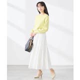 【低身長サイズ】【WEB限定 洗える UVカット】ボートネックパフスリーブニット | a.v.v【WOMEN】 | 詳細画像5
