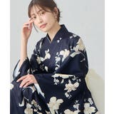 二部式で簡単に着られる!セパレート浴衣 3点セット【接触冷感 洗える | a.v.v【WOMEN】 | 詳細画像1