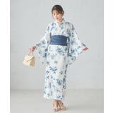 二部式で簡単に着られる!セパレート浴衣 3点セット【接触冷感 洗える | a.v.v【WOMEN】 | 詳細画像16