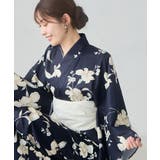 二部式で簡単に着られる!セパレート浴衣 3点セット【接触冷感 洗える | a.v.v【WOMEN】 | 詳細画像2
