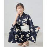 二部式で簡単に着られる!セパレート浴衣 3点セット【接触冷感 洗える | a.v.v【WOMEN】 | 詳細画像3