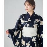 二部式で簡単に着られる!セパレート浴衣 3点セット【接触冷感 洗える | a.v.v【WOMEN】 | 詳細画像5