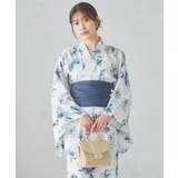 ライトブルー | 二部式で簡単に着られる!セパレート浴衣 3点セット【接触冷感 洗える | a.v.v【WOMEN】
