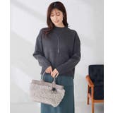 【WEB限定】クロップドバックスリットニット | a.v.v【WOMEN】 | 詳細画像38 