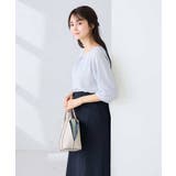 【WEB限定/洗える】タックスリーブカットソー | a.v.v【WOMEN】 | 詳細画像12 