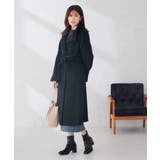 【WEB限定】2WAY 折り返し ラペル ロング コート | a.v.v【WOMEN】 | 詳細画像24 