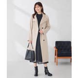 ベージュ | 【WEB限定】2WAY 折り返し ラペル ロング コート | a.v.v【WOMEN】