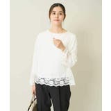 レーススカラップブラウス | a.v.v【WOMEN】 | 詳細画像4 