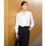 【洗える】ラッフルボウタイブラウス | a.v.v【WOMEN】 | 詳細画像24 