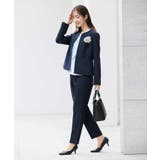 【洗える/ストレッチ】ボウタイメタルチャームブラウス | a.v.v【WOMEN】 | 詳細画像19 