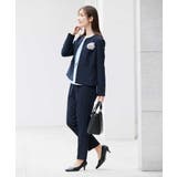 【洗える/ストレッチ】ボウタイメタルチャームブラウス | a.v.v【WOMEN】 | 詳細画像20 