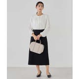 【洗える/ストレッチ】ボウタイメタルチャームブラウス | a.v.v【WOMEN】 | 詳細画像31 