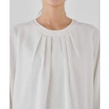 【洗える/ストレッチ】ボウタイメタルチャームブラウス | a.v.v【WOMEN】 | 詳細画像38 