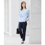 【洗える/ストレッチ】ボウタイメタルチャームブラウス | a.v.v【WOMEN】 | 詳細画像6 