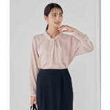 【洗える】ボウタイ風ブラウス | a.v.v【WOMEN】 | 詳細画像2