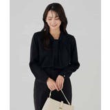 【洗える】ボウタイ風ブラウス | a.v.v【WOMEN】 | 詳細画像45