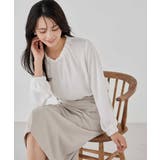 【洗える】タックネックブラウス | a.v.v【WOMEN】 | 詳細画像15