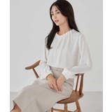 【洗える】タックネックブラウス | a.v.v【WOMEN】 | 詳細画像16