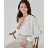 【洗える】タックネックブラウス | a.v.v【WOMEN】 | 詳細画像18
