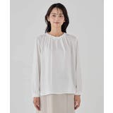 【洗える】タックネックブラウス | a.v.v【WOMEN】 | 詳細画像25