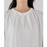 【洗える】タックネックブラウス | a.v.v【WOMEN】 | 詳細画像28